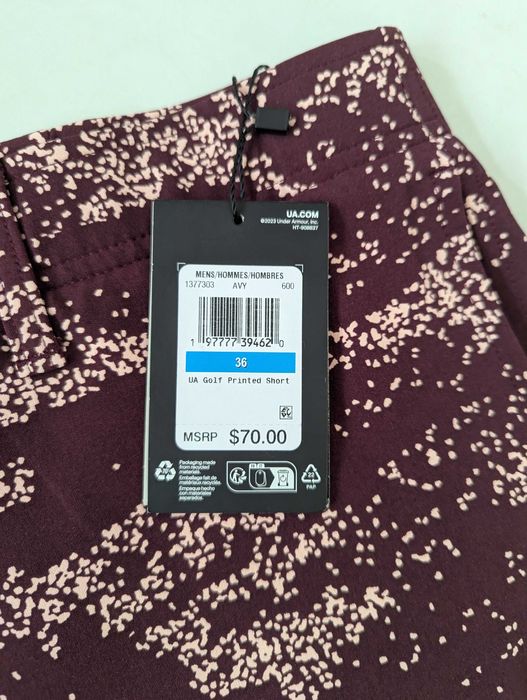 Under Armour Golf Printed мъжки луксозен къс панталон 2 модела от Сащ