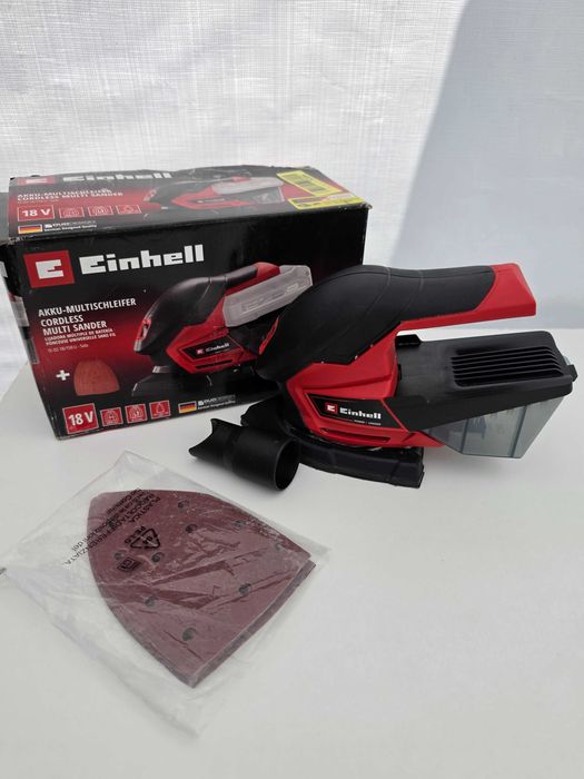 Slefuitor orbital pe acumulator Einhell Power-X-Change TE-OS 18/150 Li Solo, 18 V