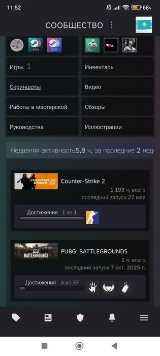 Стим аккаунт есть прайм много значков