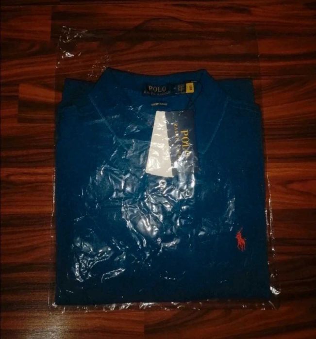 Polo Ralph Lauren Custom Slim Indigo Mesh polo shirt