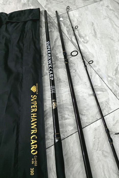 SET 4 Lansete Crap Diamant Alb 4.0Lbs din 3 Tronsoane NEW 2026