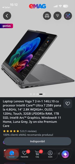 Lenovo Yoga 7 14ILL10 32 GB