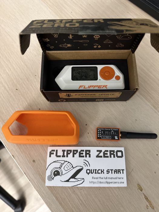 Flipper Zero с модулем cc1101