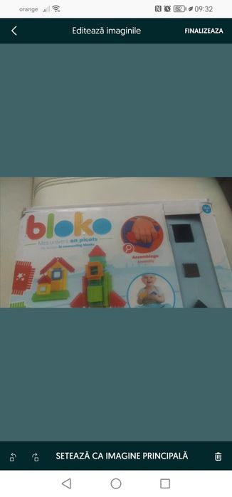 Joc creativ 50 piese pentru copii BLOKO