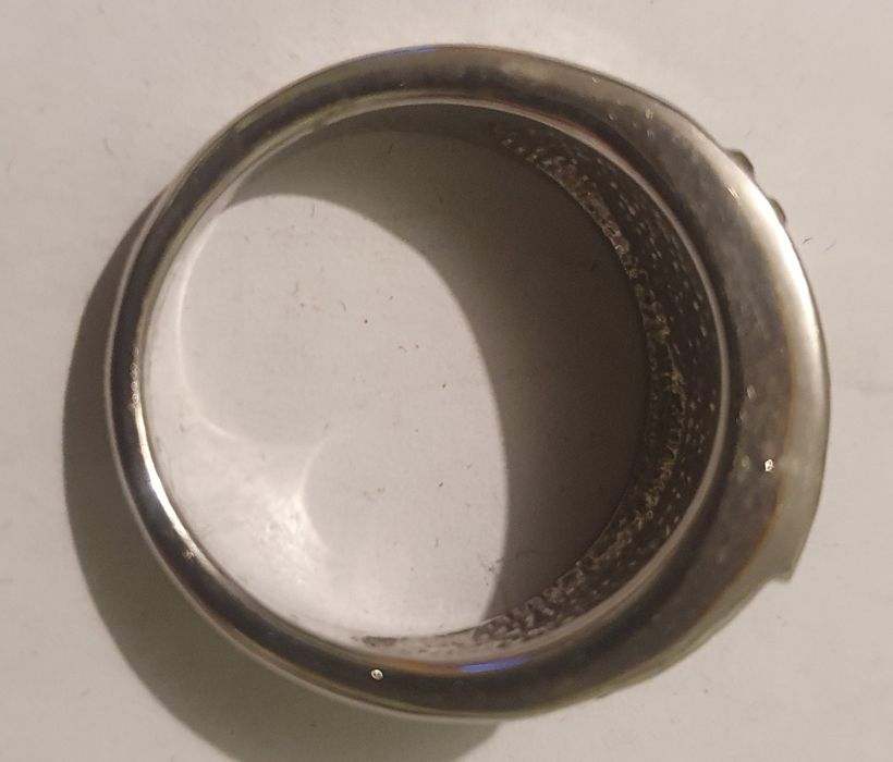 inel barbat silver