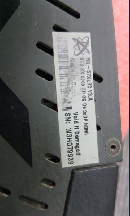 Продам видеокарту rx 5700 8gb gddr6