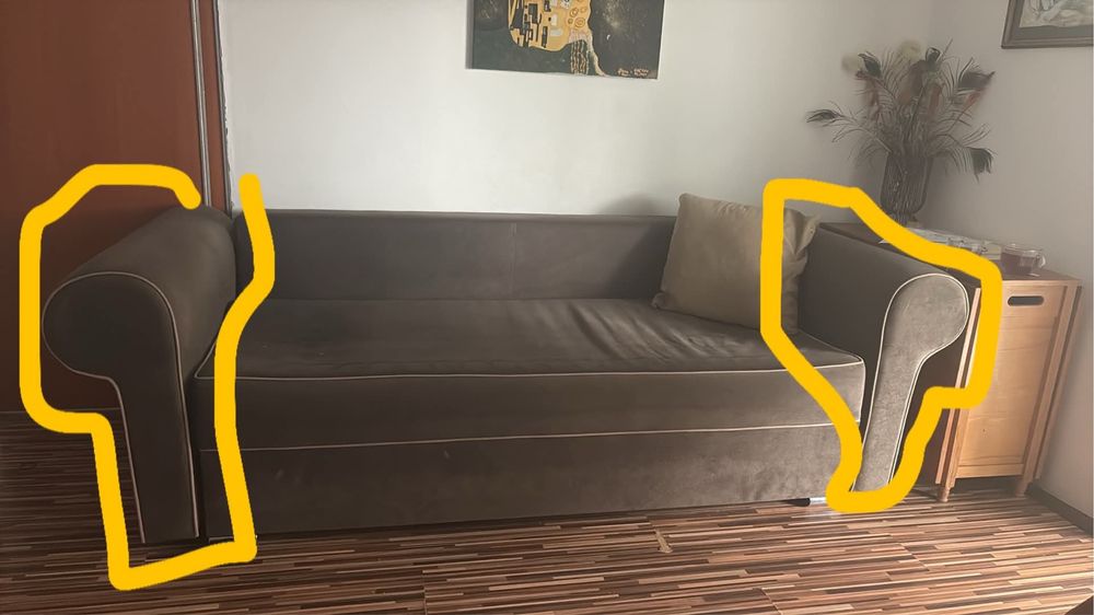 Canapea Extensibila 240cm cu Lada