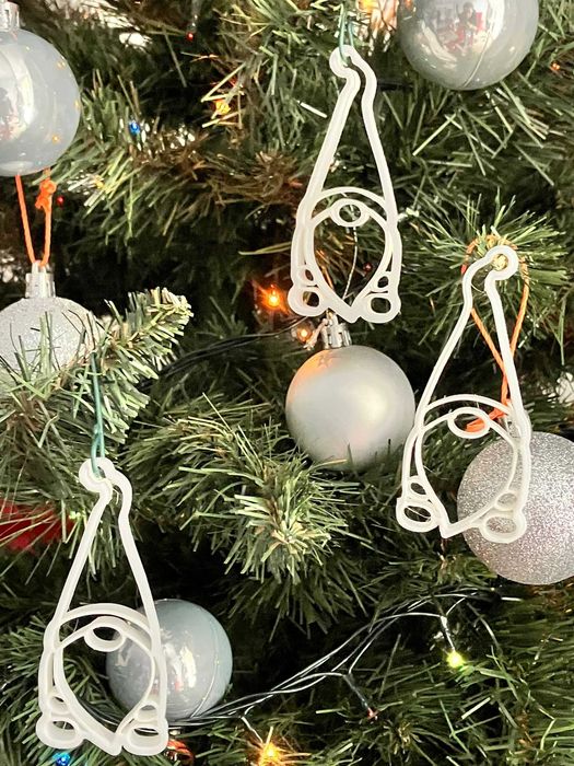 Gnomi de Crăciun 3D - Pe Bucată sau Seturi - Albastru, Roșu, Alb