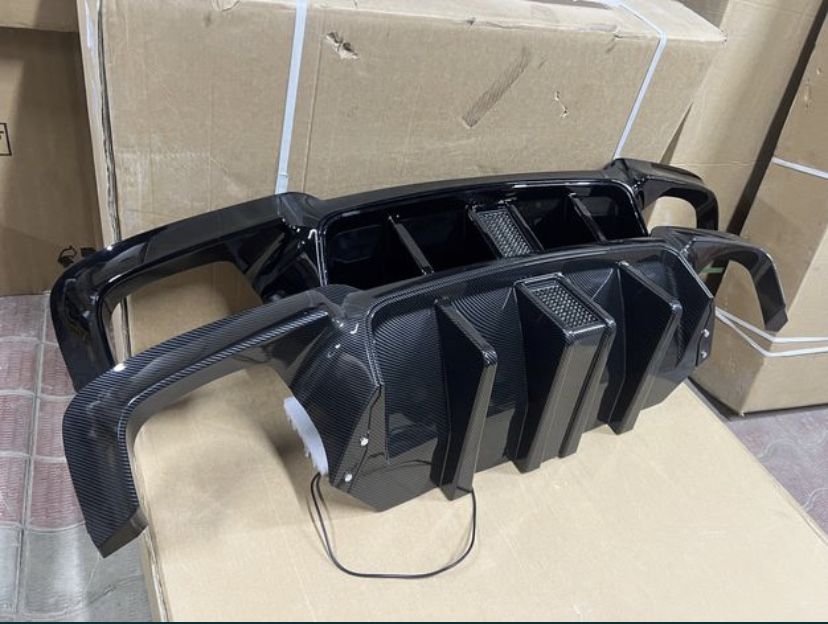 Диффузор BMW F10 губа