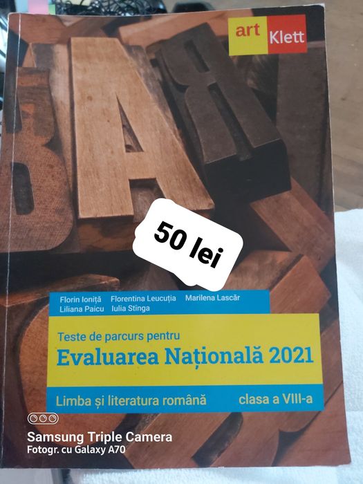 Vând cărți / culegeri pentru Evaluarea Națională