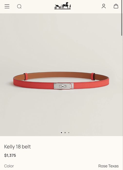 Hermes Kelly belt