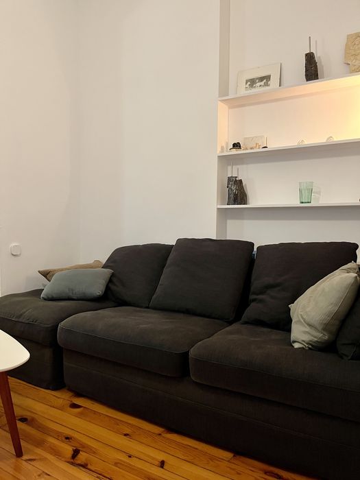 Диван разтегателен и табуретка ИКЕА GRONLID