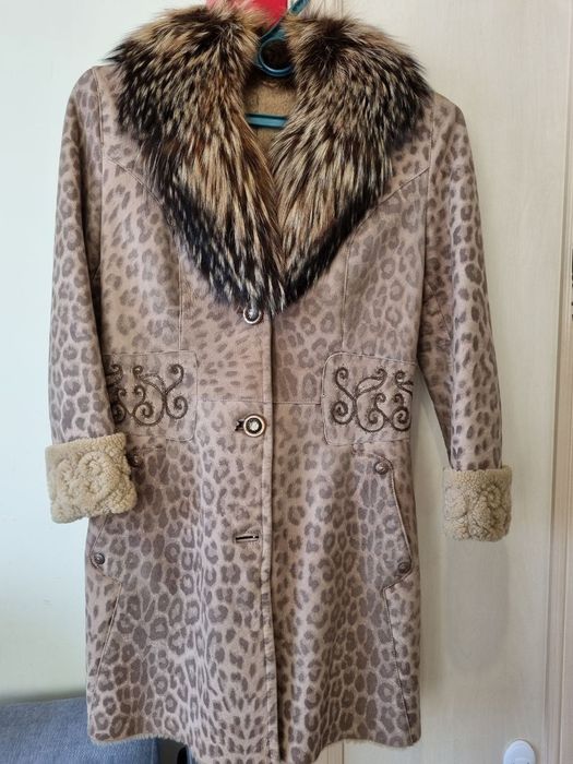 Женская турецкая дубленка