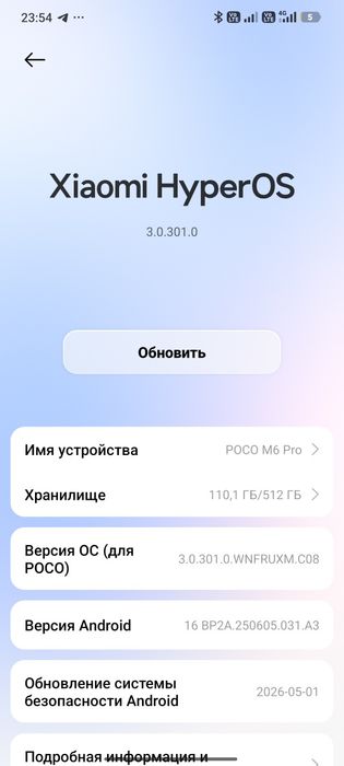 Poco m6 pro 12/512гб