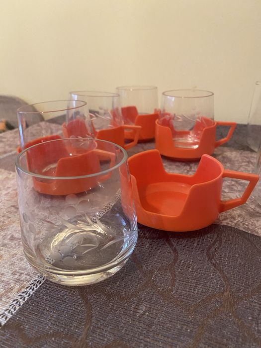 Стъклвни Чаши за вода и алкохол от Соца