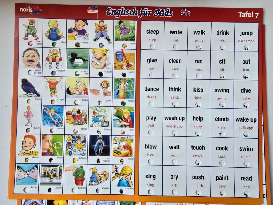 Engleza pentru copii prin joc electronic din germana in engleza