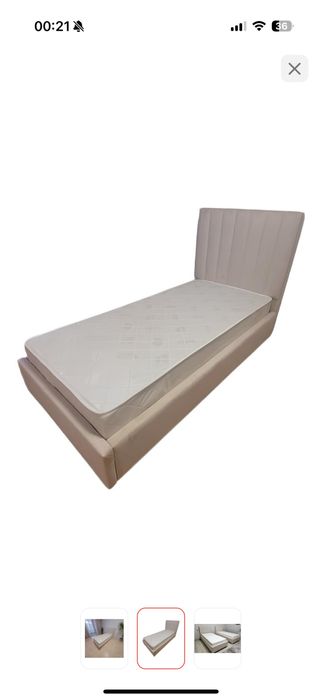 Кровать односпальное с матрасом