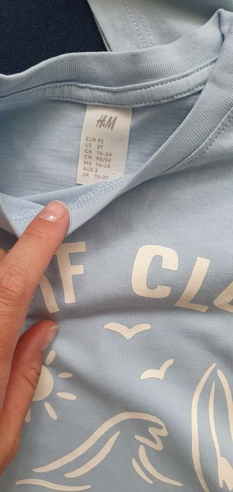 H&M Set 2 piese tricou și pantaloni scurți 92