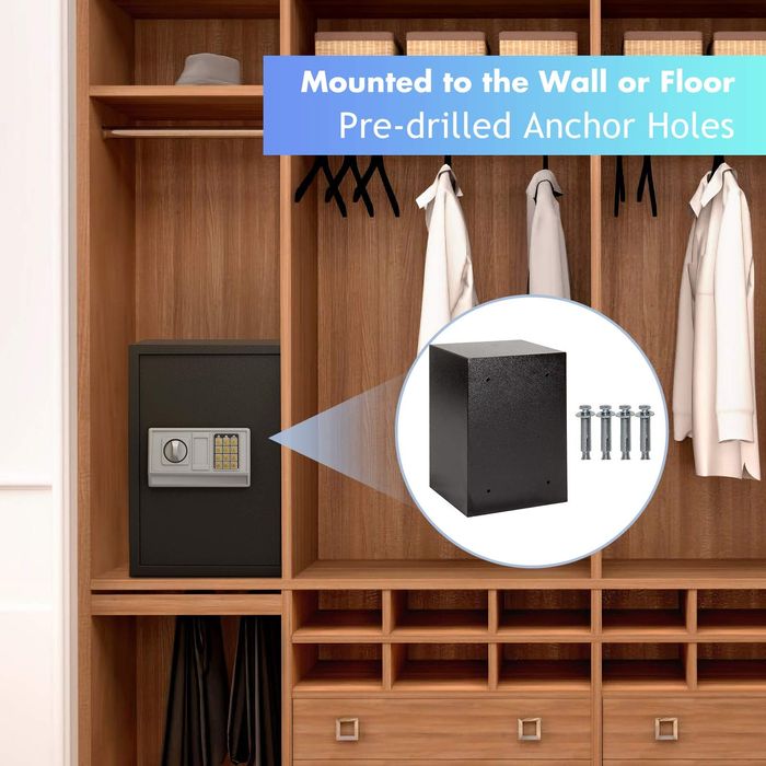 Офис ва уйлар учун 50L сейф кодли ва калитли Доставка бепул