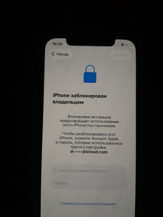 iPhone 12 pro заблокирован мошенниками