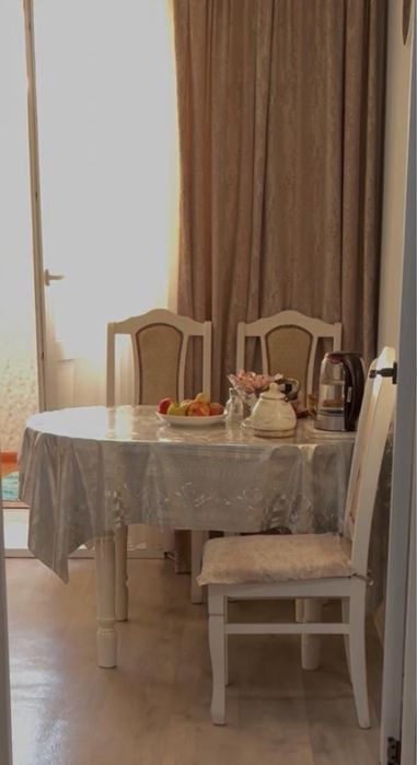 стол кухонный белый со стульями