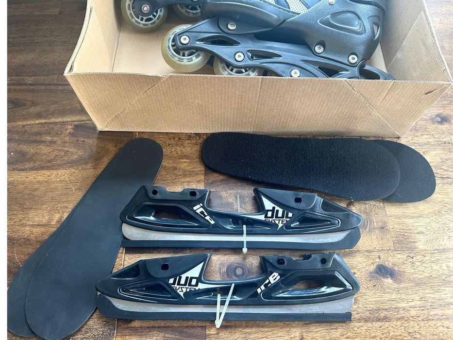 кънки и ролери 2 в 1 размер 37-40 EU