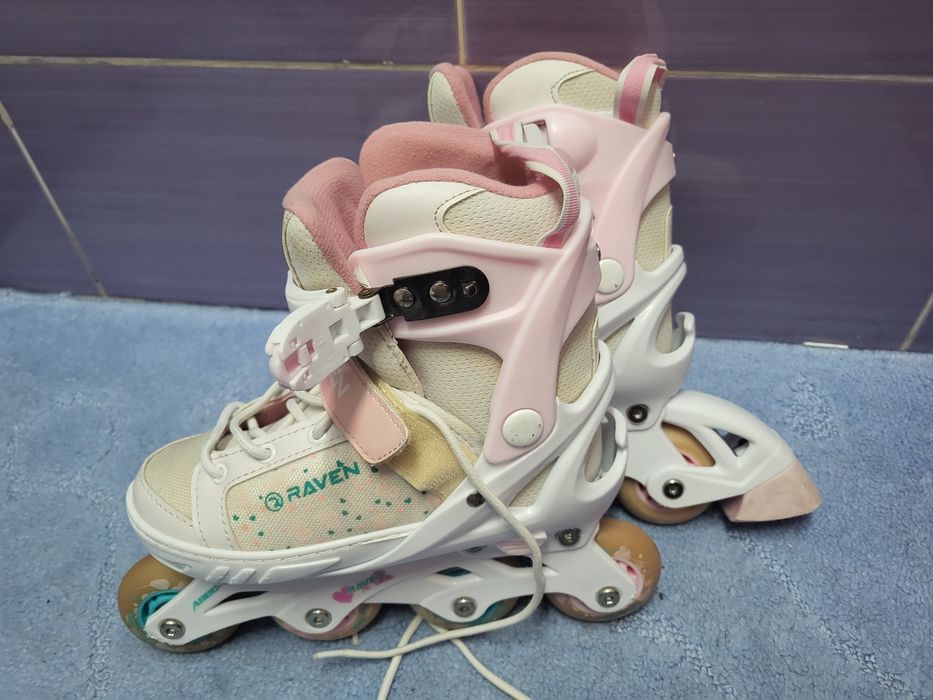 Role RAVEN Rosi, marime reglabila 31-35, roz