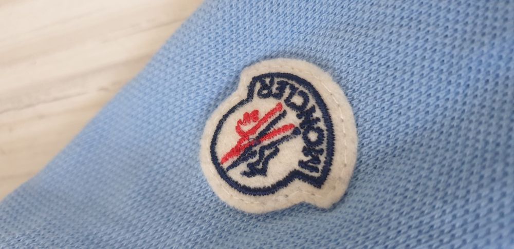 Moncler Pique Cotton Mens Size L ОРИГИНАЛ Мъжка Тениска!