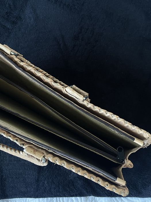 Чанта от истинска крокодилска кожа