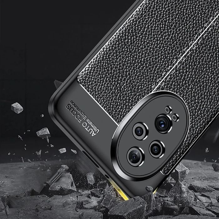 Honor 200 / 200 Pro / Лукс кейс гръб кожена шарка