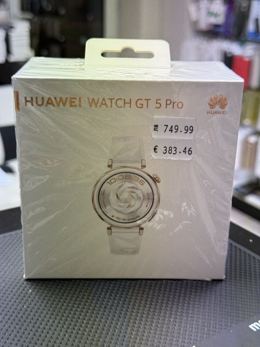 Huawei Watch GT 5 Pro,42mm,White *ЧистоНов*2г Гаранция*