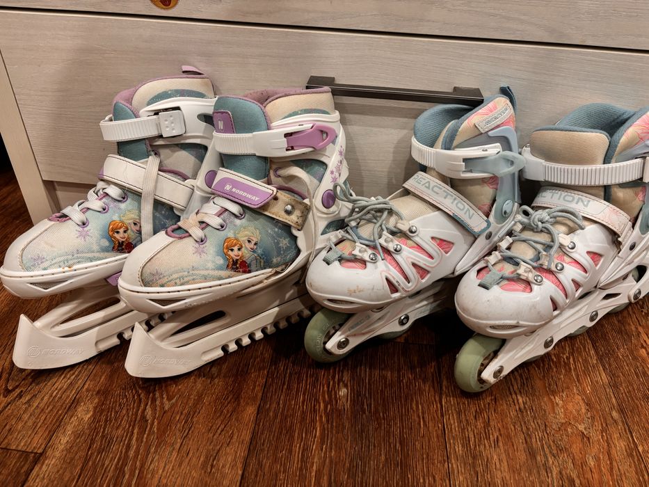 Коньки и ролики для девочек