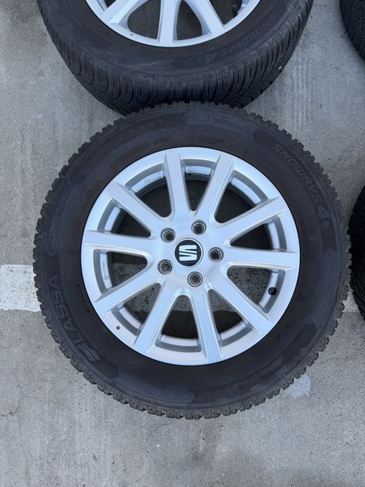 Jante Aluminiu Seat Ateca Anvelope Iarna  215 60 16