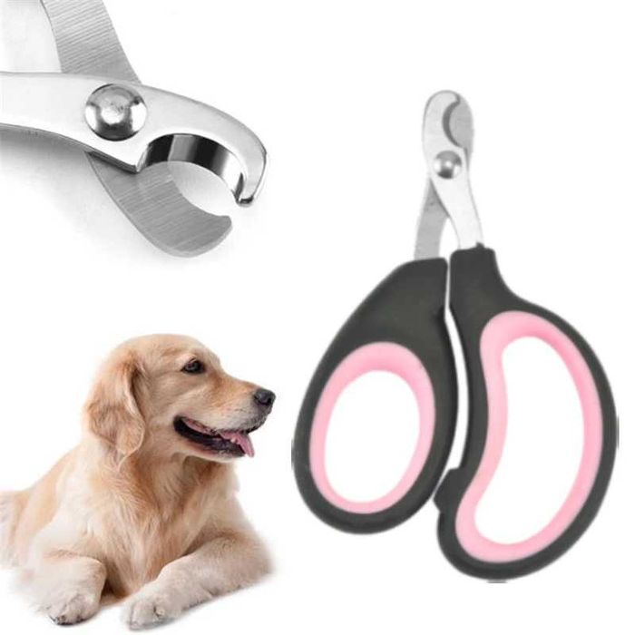 Set Perie curatare fire de par cu buton + Foarfeca pentru unghii