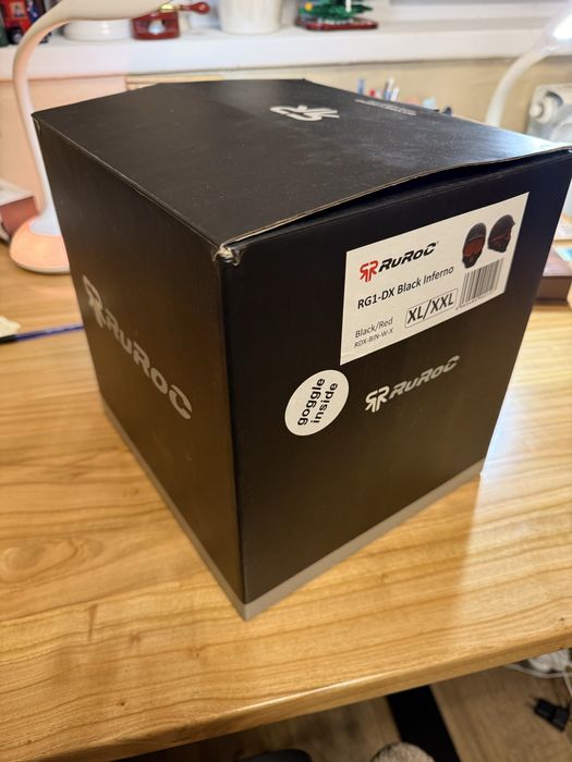 Casca Ski Ruroc RG1-DX Black Inferno