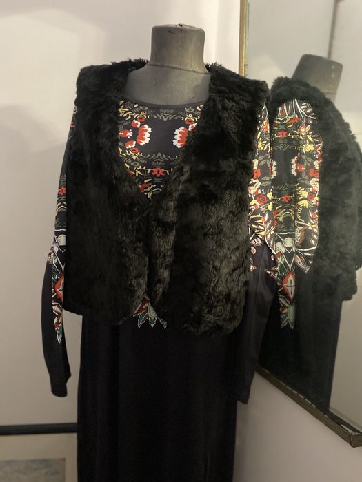 Vestă damă blană artificială, geci damă sport