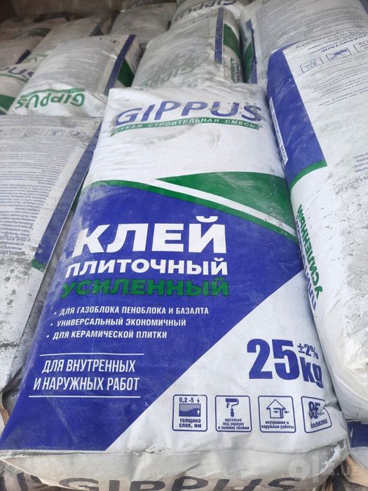 кафелный клей гиппус от производителя премиум класс