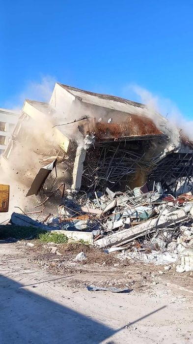 Събаряне на сгради, Индустриален демонтаж, Разрушаване на комини