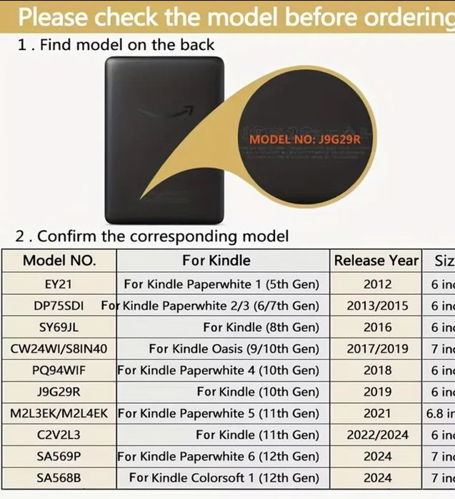 Калъф за Kindle  paperwhite