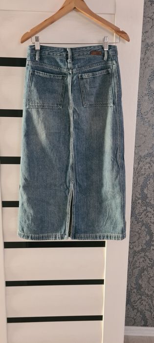 Юбки джинса и плессированная б/у