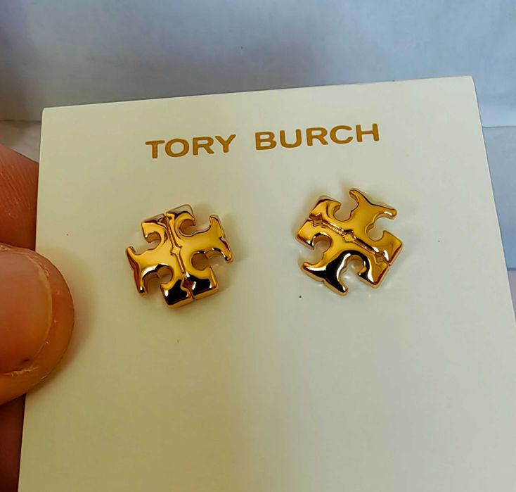 Малки обеци на Tory Burch - Kira stud earrings