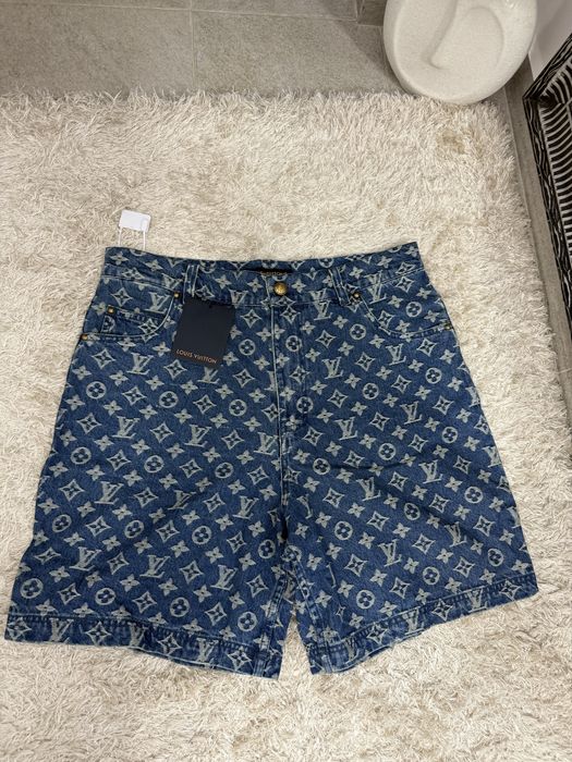 Blugi scurti Louis Vuitton colectie noua Premium