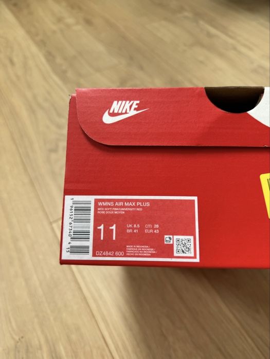 Nike Air Max Plus Pink/Animal Print – Нови, EU 43 / Внос от Нидерландия