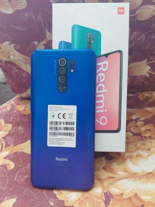 Телефон Redmi 9 4GB RAM 64GB ROM