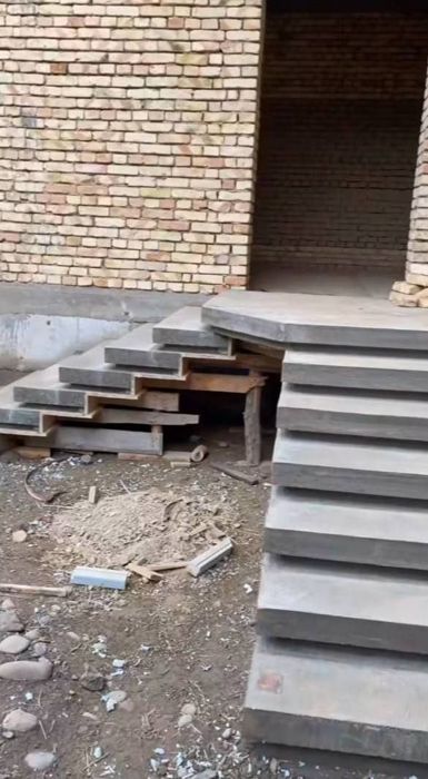Beton zina xizmat zinpoyalar quyish xizmati beton zinapoya