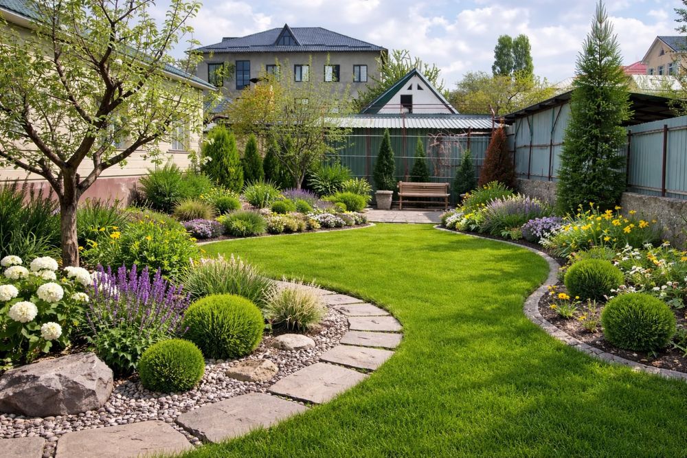 Газон,автополив,полив