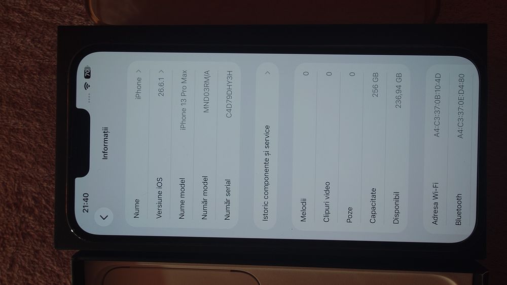 Iphone 13 pro max 256gb green