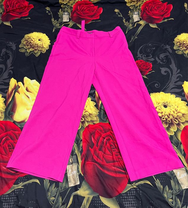 Pantaloni Marks & Spencer Fuchsia Wide Leg – Mărimea 48 EUR