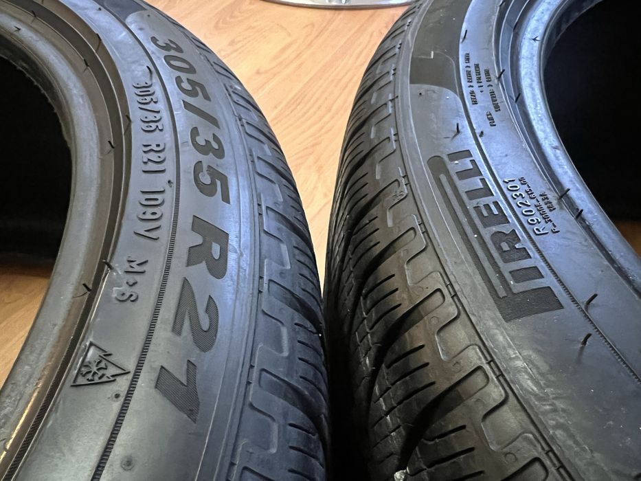 2x Anvelope Iarna Porsche Cayenne N0- Porsche Orig Pirelli 315 35 21