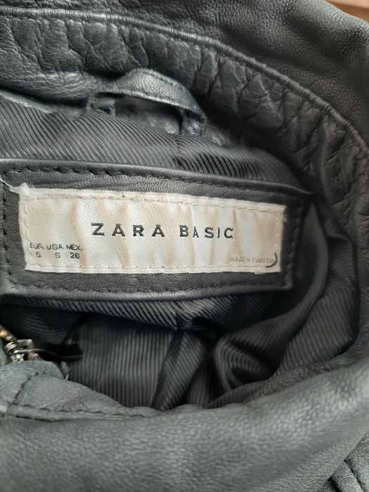 Geaca piele 'manusa' Zara femei S